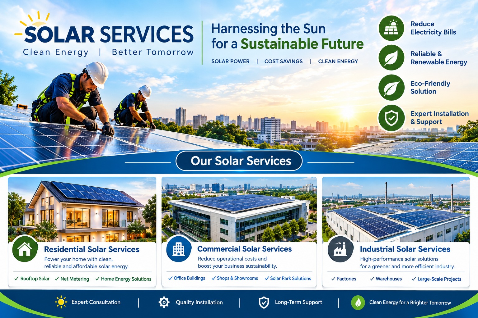 Solar project installation
